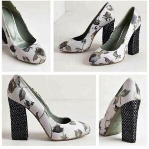 Anthropologie D'Paola d'Arcano Dusk Blossom Pump Heels Size 40